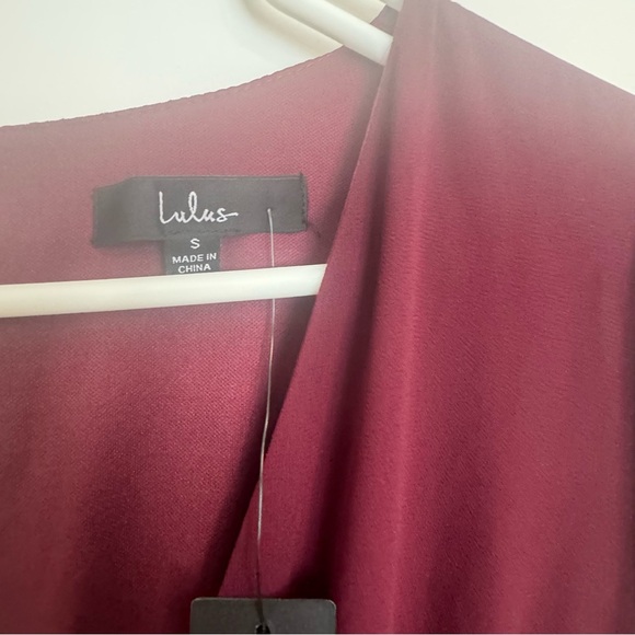 Lulu's All My Life Burgundy Long Sleeve Maxi Dress - Picture 7 of 7